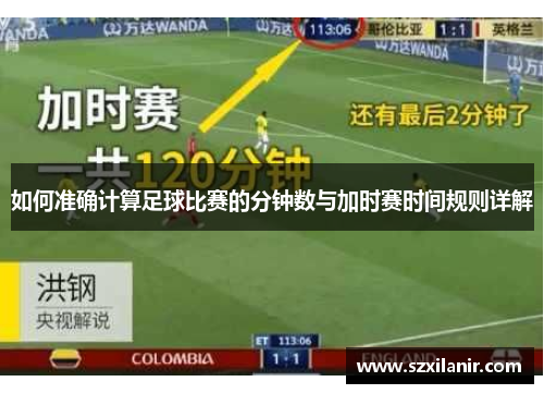 如何准确计算足球比赛的分钟数与加时赛时间规则详解